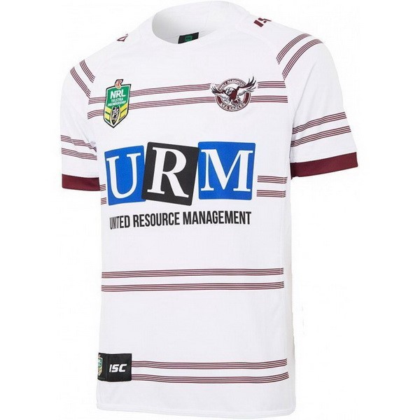 Camiseta Manly Sea Eagles 2ª 2018 Blanco
